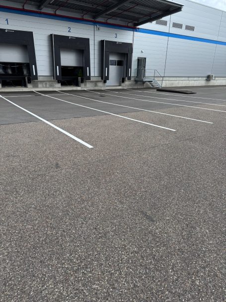 Markierungen für LKWs